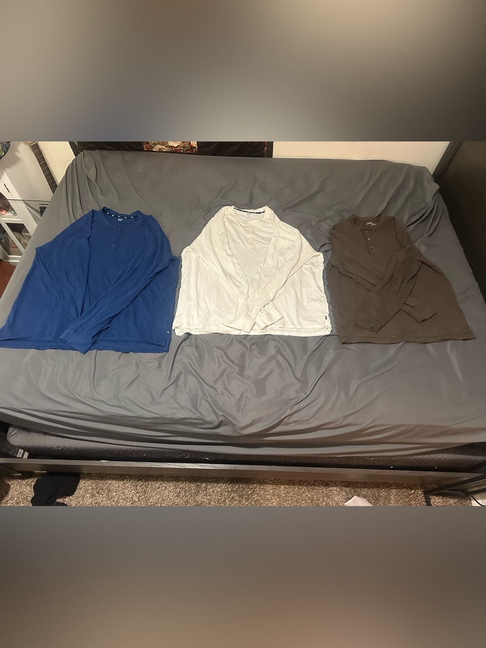 2 Gap and 1 Croft & Barrow long sleeve shirt